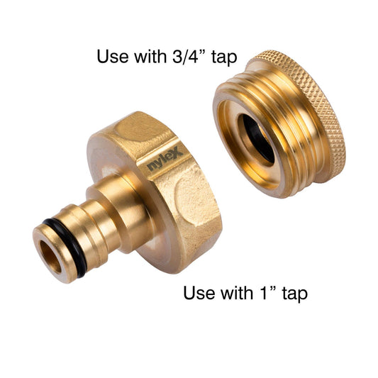 Nylex Brass Tap Adaptor - 12mm