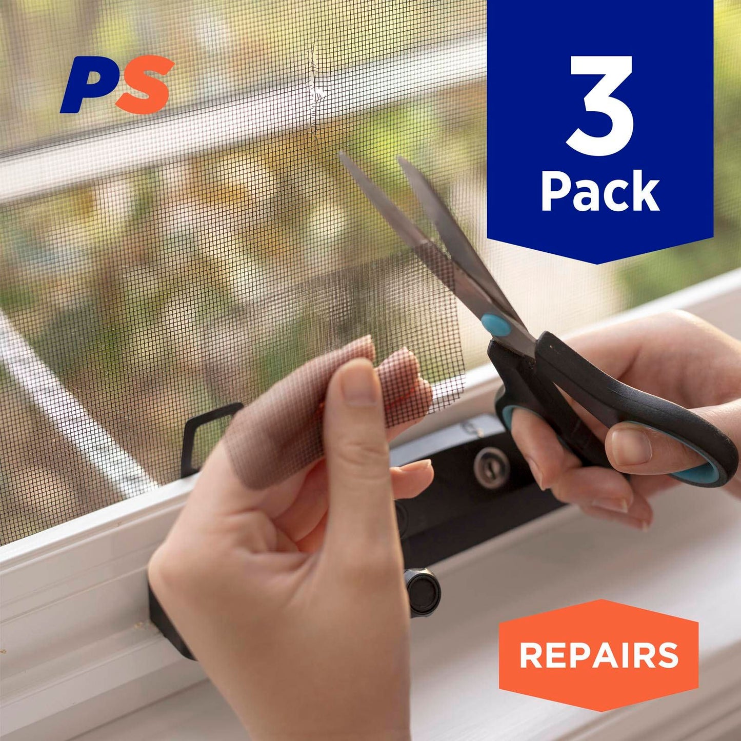 Permastik Flyscreen Repair Patches - 180 x 130mm - 3 Pack