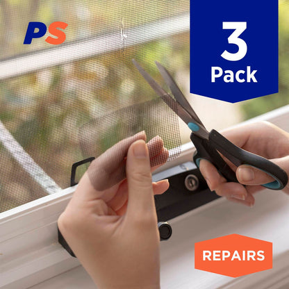 Permastik Flyscreen Repair Patches - 180 x 130mm - 3 Pack
