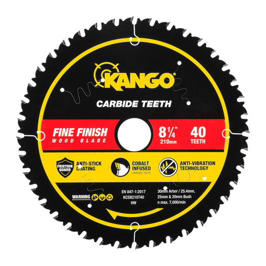 Kango Wood Mitre Saw Blade 210mm 40T