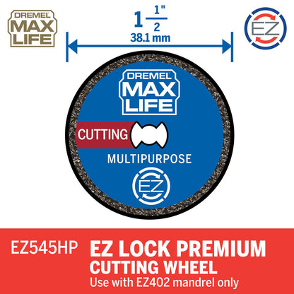Dremel Max Life Diamond Coated Cutting Wheel - 1.5"