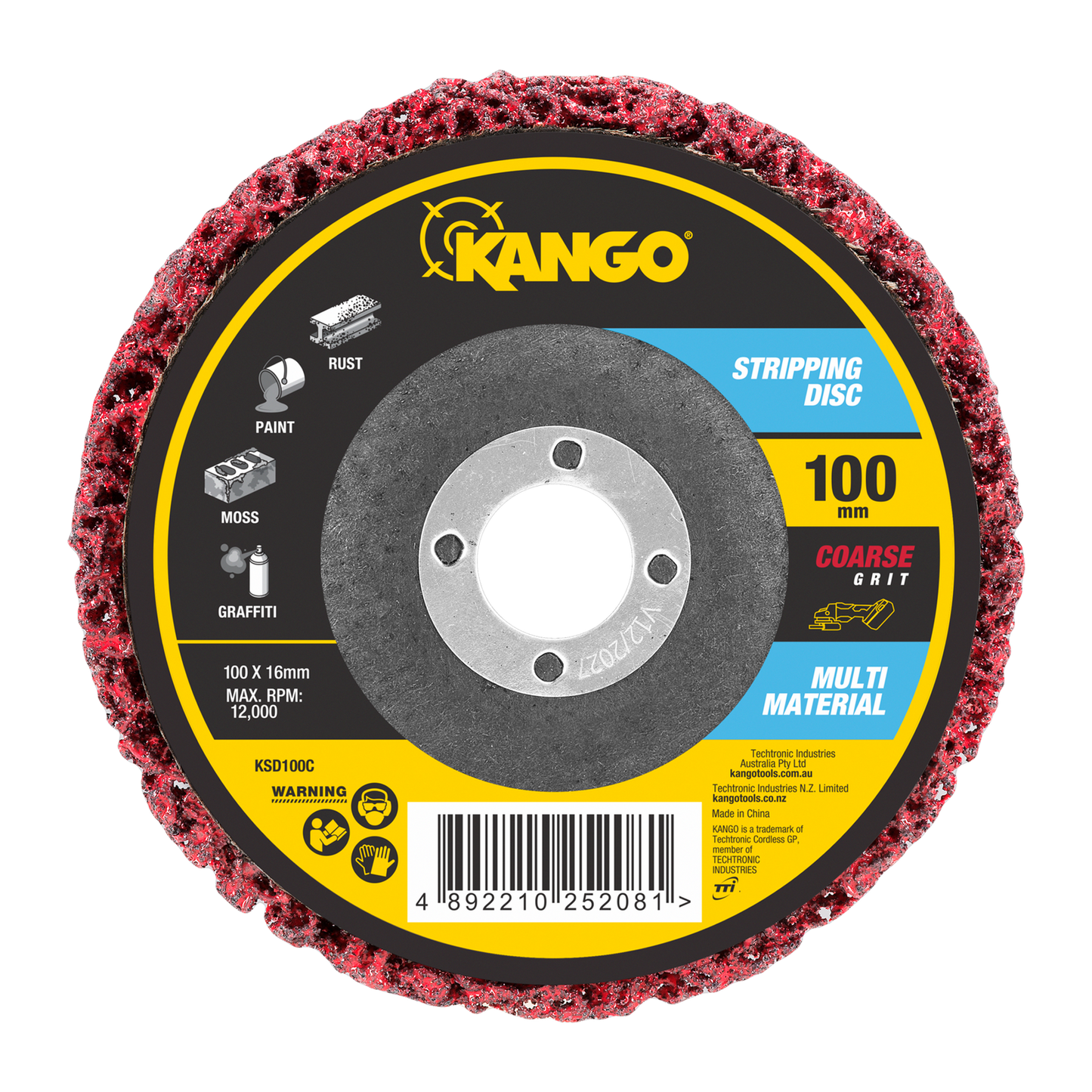 Kango Coarse Grit Stripping Disc - 100mm
