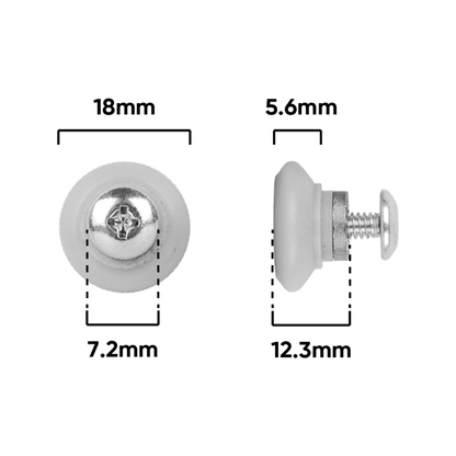 Rolltrak V Roller - 18mm - 12kg