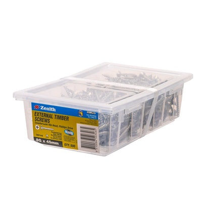 Zenith Timber Screws - 8g x 45mm - 500 Pack