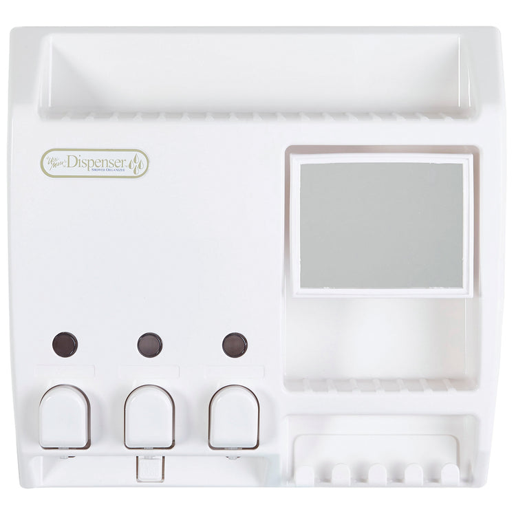 Better Living 430ml White Ulti Mate Triple Chamber Shower Dispenser