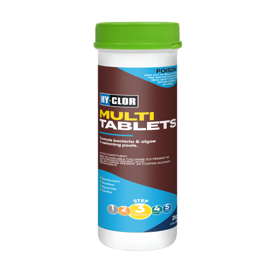Hy-Clor Multi Swimming Pool Tablets - 2kg