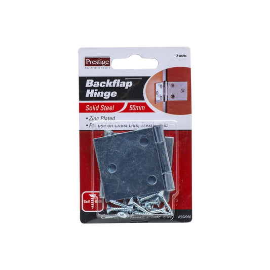 Prestige Backflap Hinge - 50mm - 2 Pack