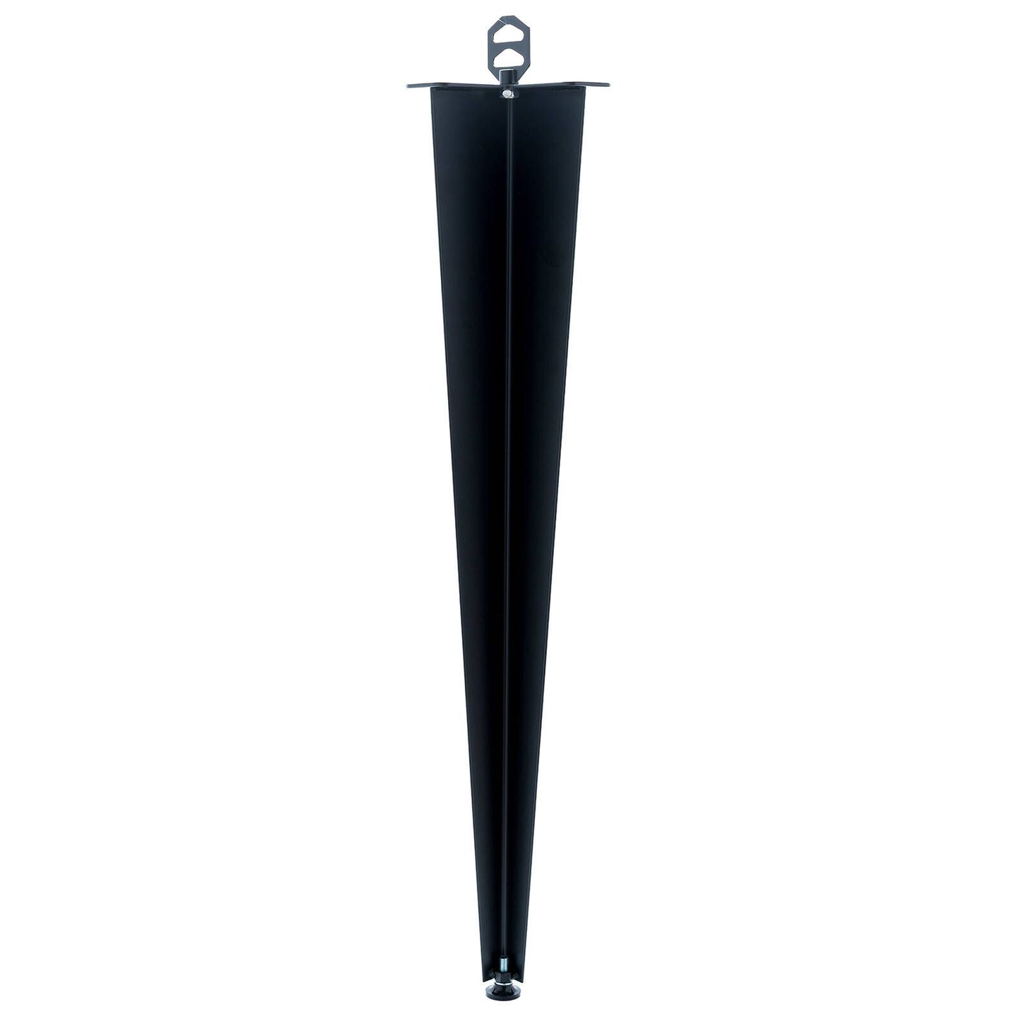 Taskmaster Corner Furniture Leg - 710mm - Black Steel