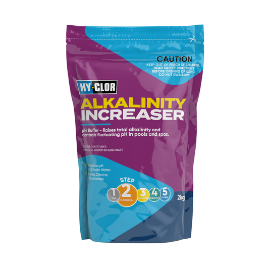 Hy-Clor Alkalinity Increaser 2kg Sodium Bicarbonate Soft Pack