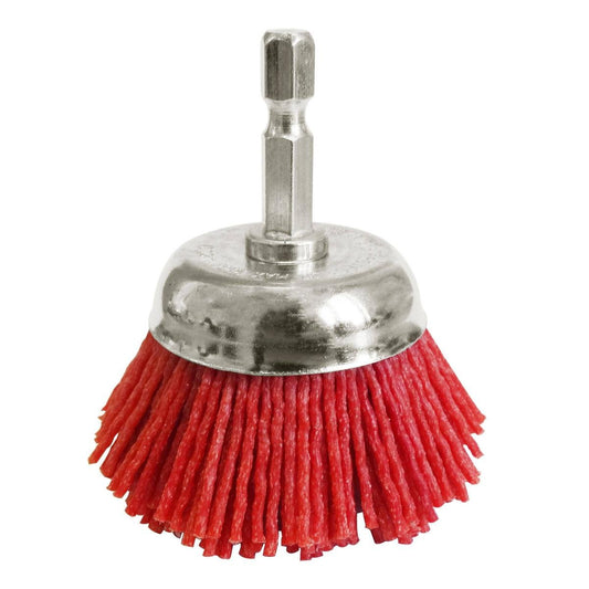 Josco 50mm Abrasive Nylon Cup Brush - 50mm - Nylon - Rust Removal