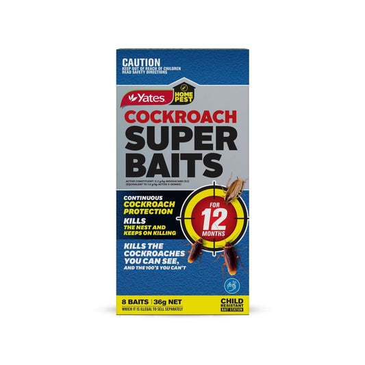 Yates Home Pest Cockroach Super Baits - 8 Pack