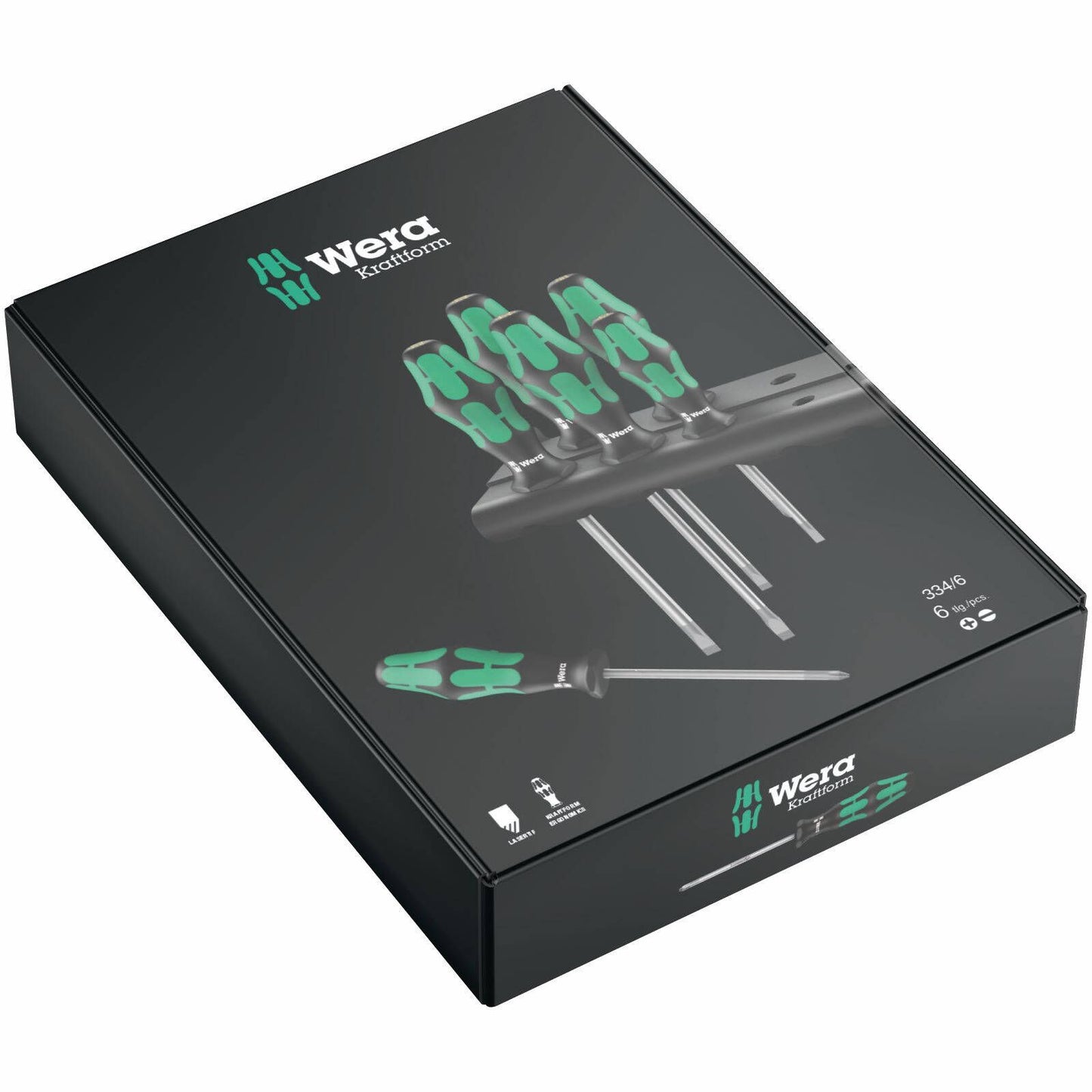 Wera Screwdriver Set - 6 Piece - 334/6 - 285 x 210mm