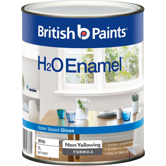 British Paints H2O Enamel Paint - 1L