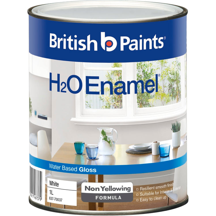British Paints H2O Enamel Paint - 1L