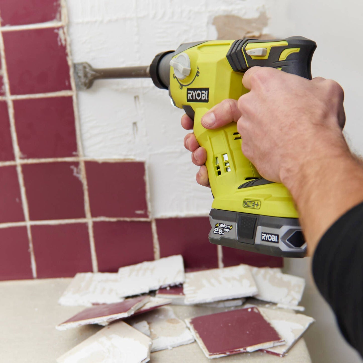 Ryobi SDS Cordless Rotary Hammer Drill - 18V ONE+ - 1.64kg