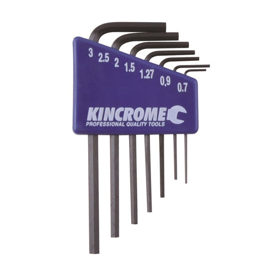 Kincrome Mini Hex Key Wrench Set - 7 Piece