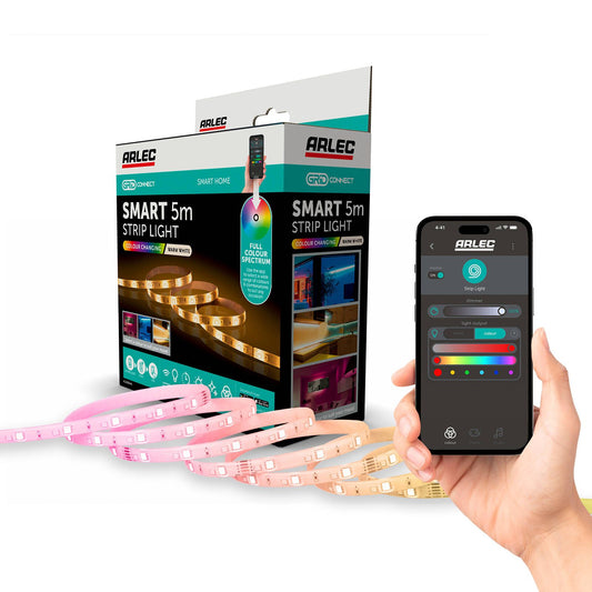 Arlec Grid Connect Smart LED Strip Light White - 5m