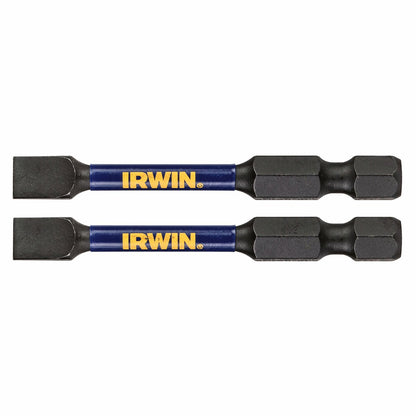 Irwin Impact Bits - 57mm - High-Strength - Magnetised Tips - 2 Pack