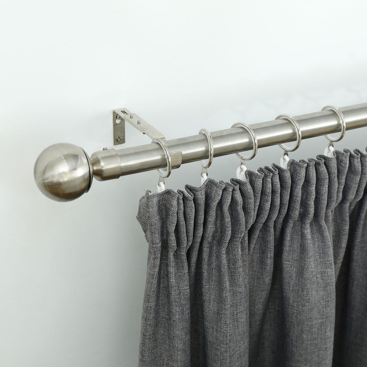 Windoware Curtain Rod Rings - 35mm - Satin - 5 Pack