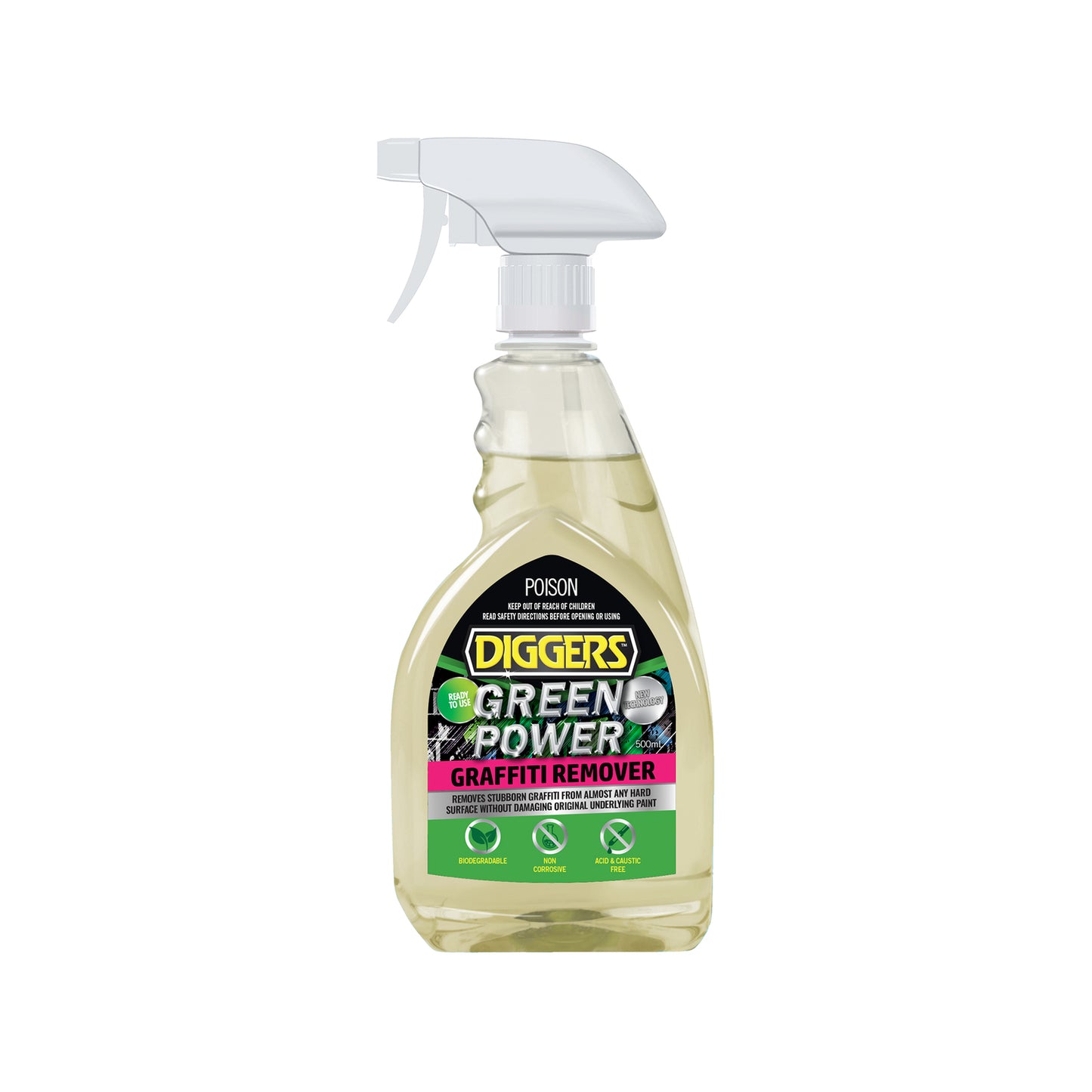 DIGGERS Green Power Graffiti Remover - 500ml