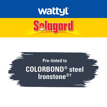 Wattyl Solagard Exterior Paint - 4L - Ironstone - Low Sheen