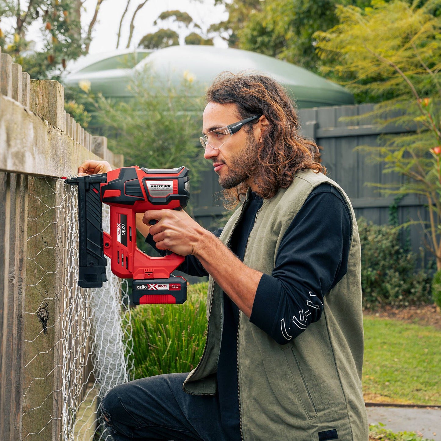 Ozito PXC Staple Gun - 18V - Skin Only