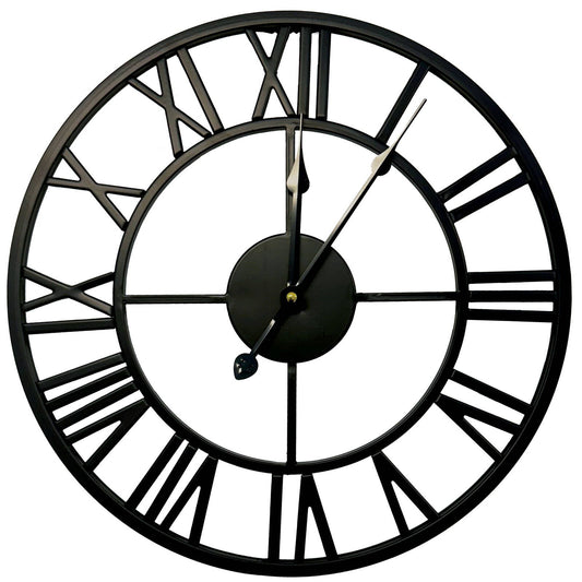 Infinity 40cm Classic Black Metal Wall Clock