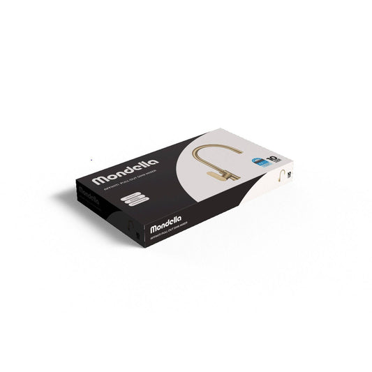 Mondella Pull Out Sink Mixer - 35mm - Brushed Gold - 5L/min