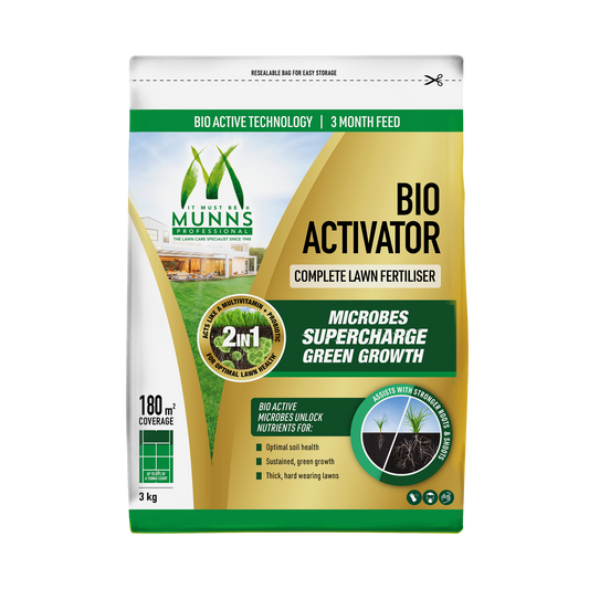 Munns Professional Bio Activator Lawn Fertiliser - 3kg