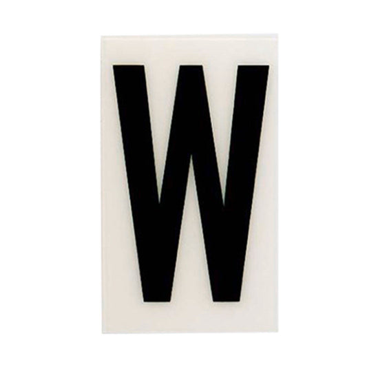 Sandleford Self Adhesive House Letter W - 85mm - White