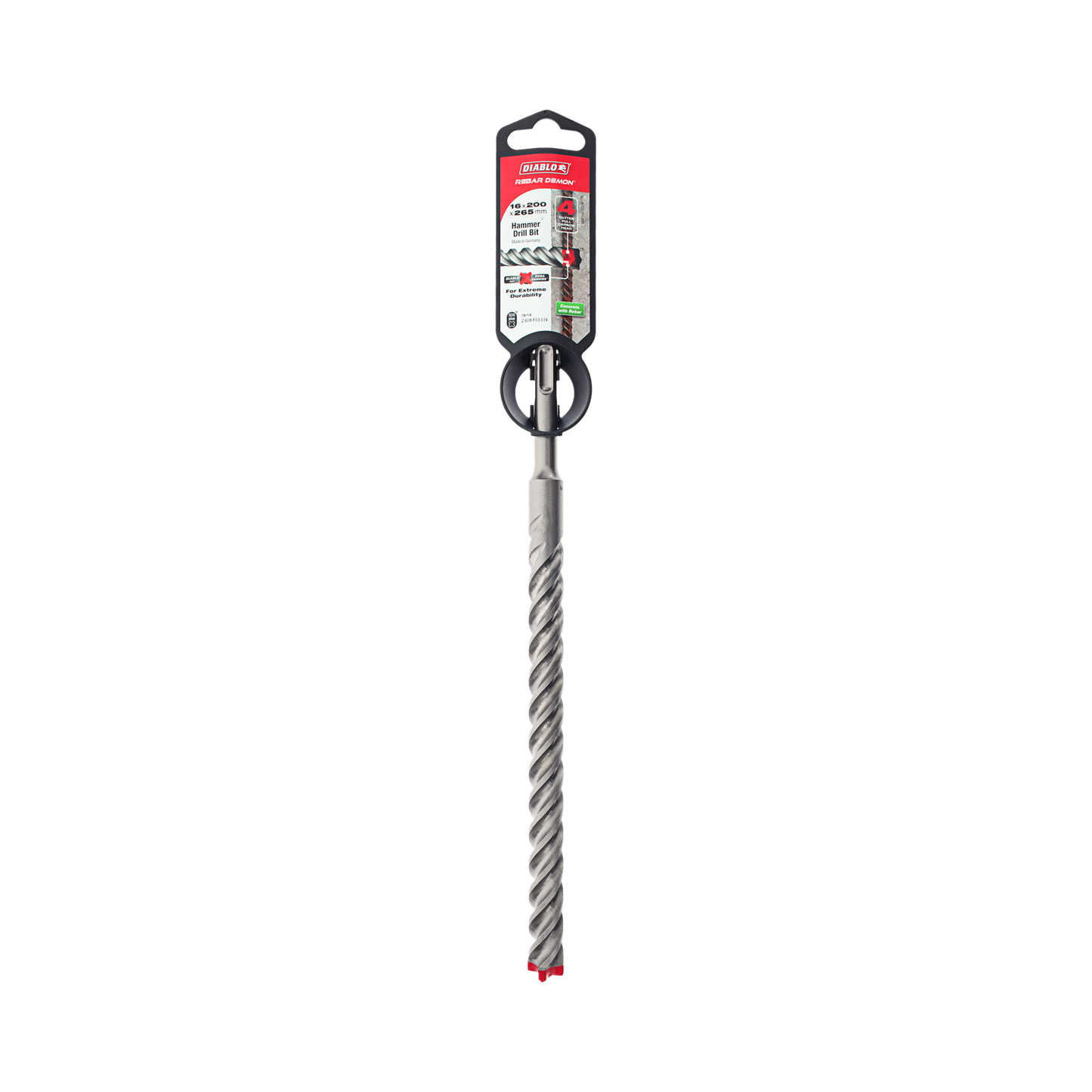 Diablo Rebar Demon SDS-Plus Hammer Drill Bit - 16 x 265mm