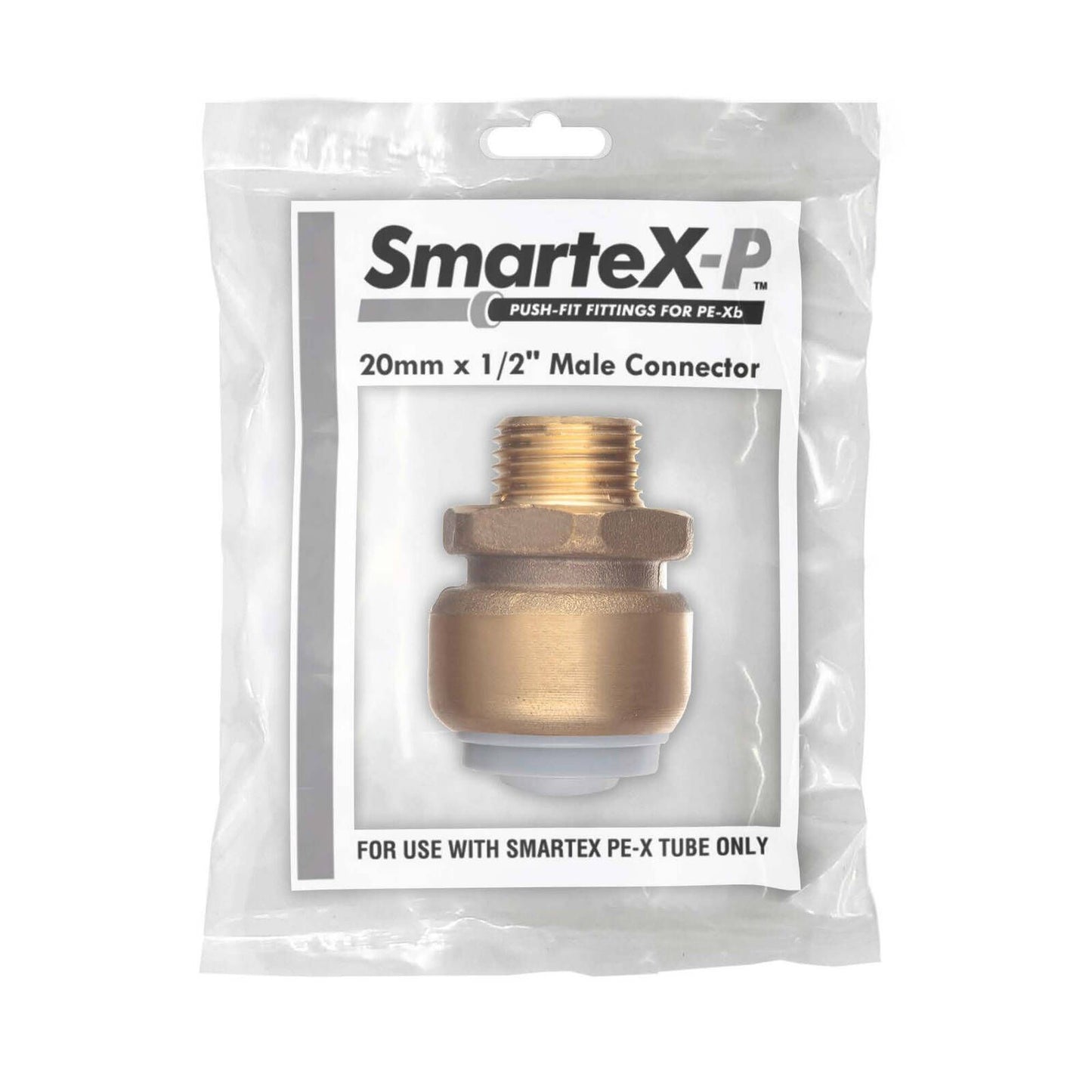 Smartex Pex Male Connector - 20 x 15mm