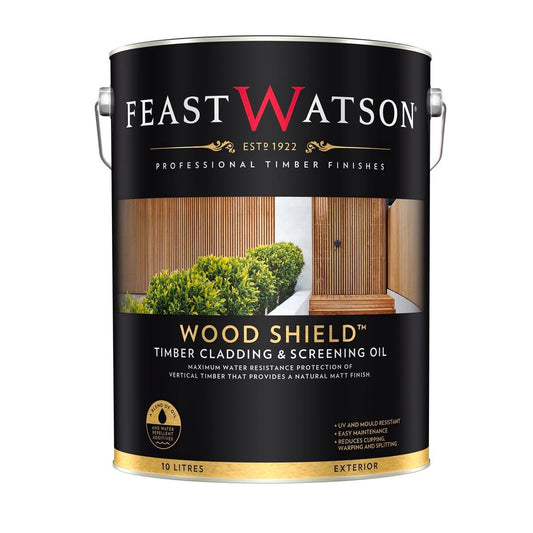 Feast Watson Natural Wood Shield Timber Cladding And Screening Oil 10L