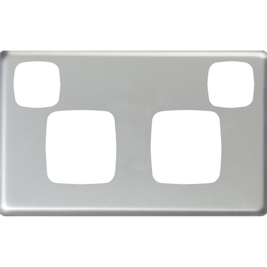 HPM Double Powerpoint Coverplate - 73mm x 117mm