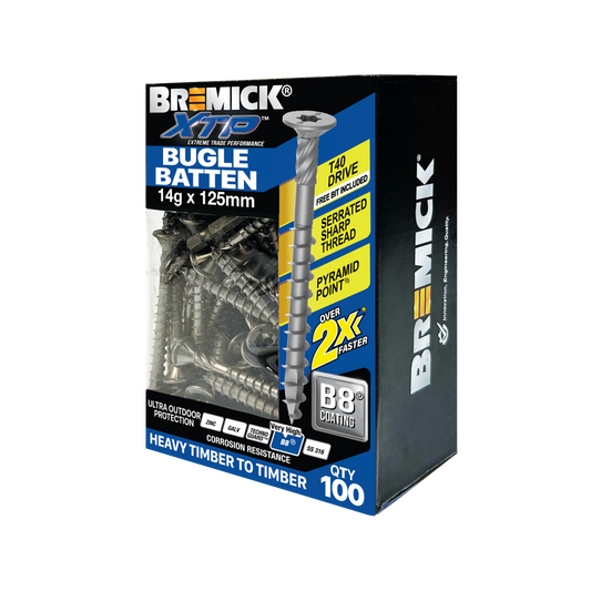 Bremick XTP Bugle Batten - 14g x 125mm - 100 Pack