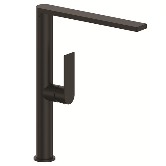 Mondella Black Matte Rococo Sink Mixer - 60 x 470 x 250mm