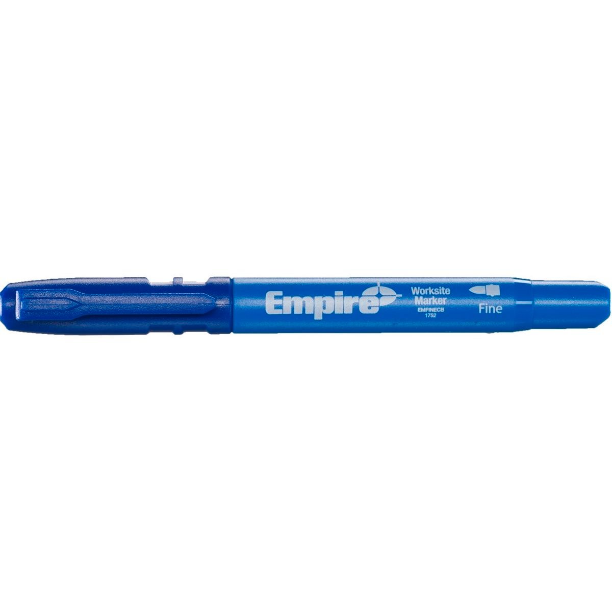 Empire Fine Marker Pen - 14mm - Blue Ink - Clog-Resistant Tip