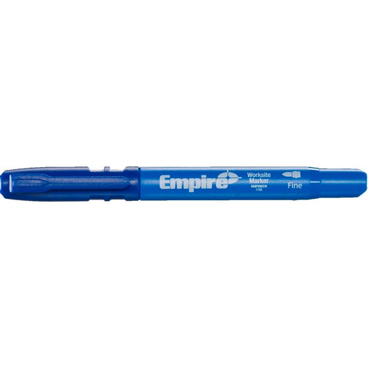 Empire Fine Marker Pen - 14mm - Blue Ink - Clog-Resistant Tip