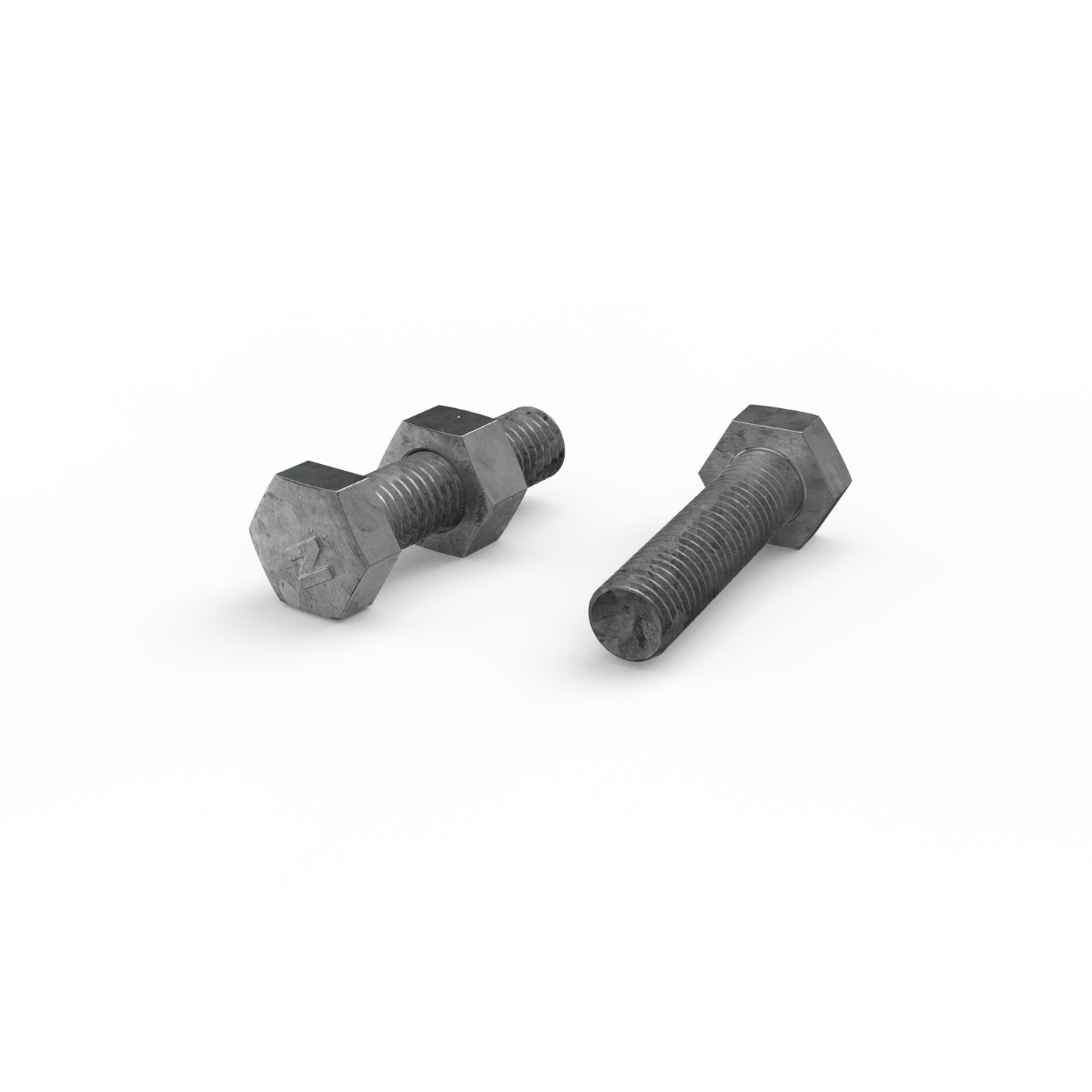 Zenith Hot Dip Galvanised Hex Head Bolts - M10 x 40mm - 25 Pack