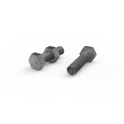 Zenith Hot Dip Galvanised Hex Head Bolts - M10 x 40mm - 25 Pack