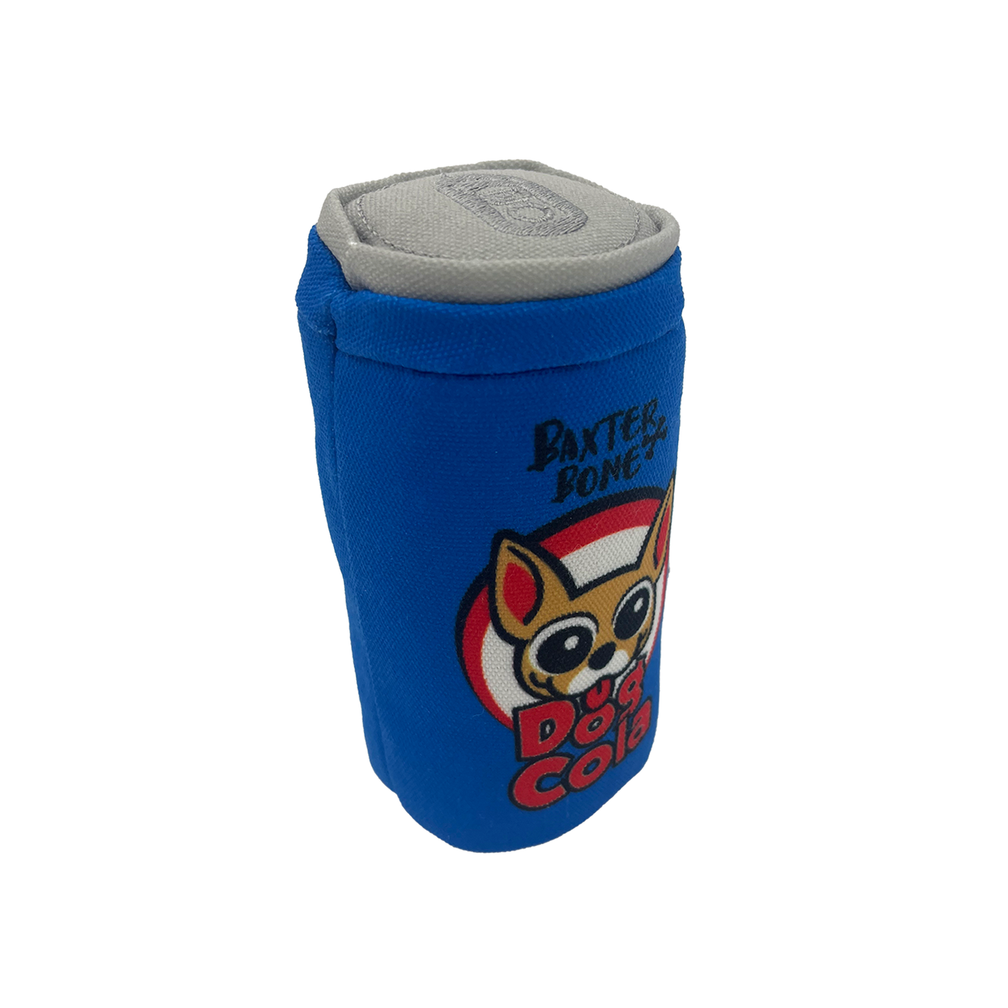 Baxter Bone Dog Cola Soda Can Plush Toy