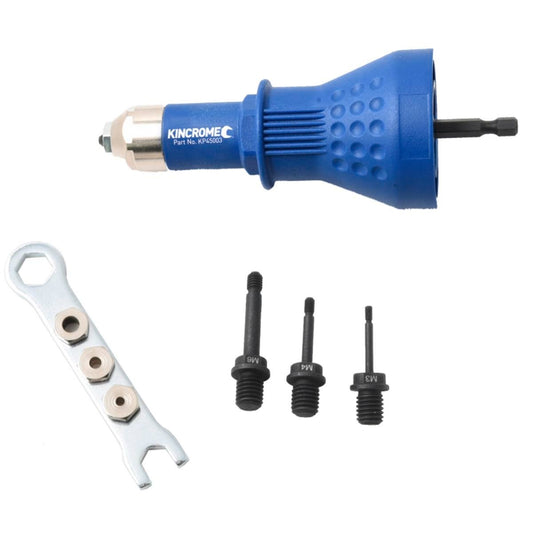 Kincrome Ezi Riv Nut Drill Attachment - Universal - 1/4" - Composite - Easy Use