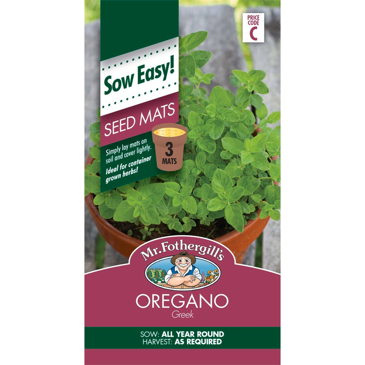 Mr Fothergill Oregano Seed Mat