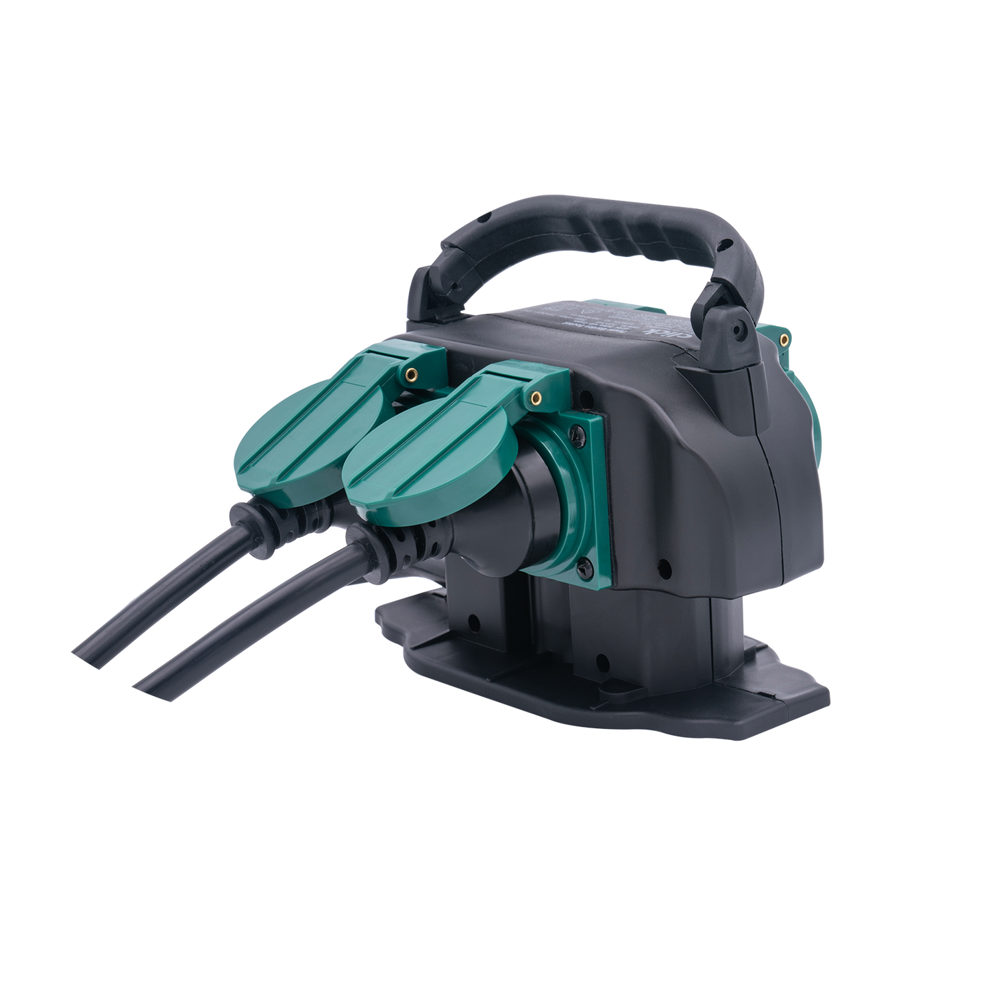 Click Garden Socket with Handle - 4 Outlet - 1.5m Cable