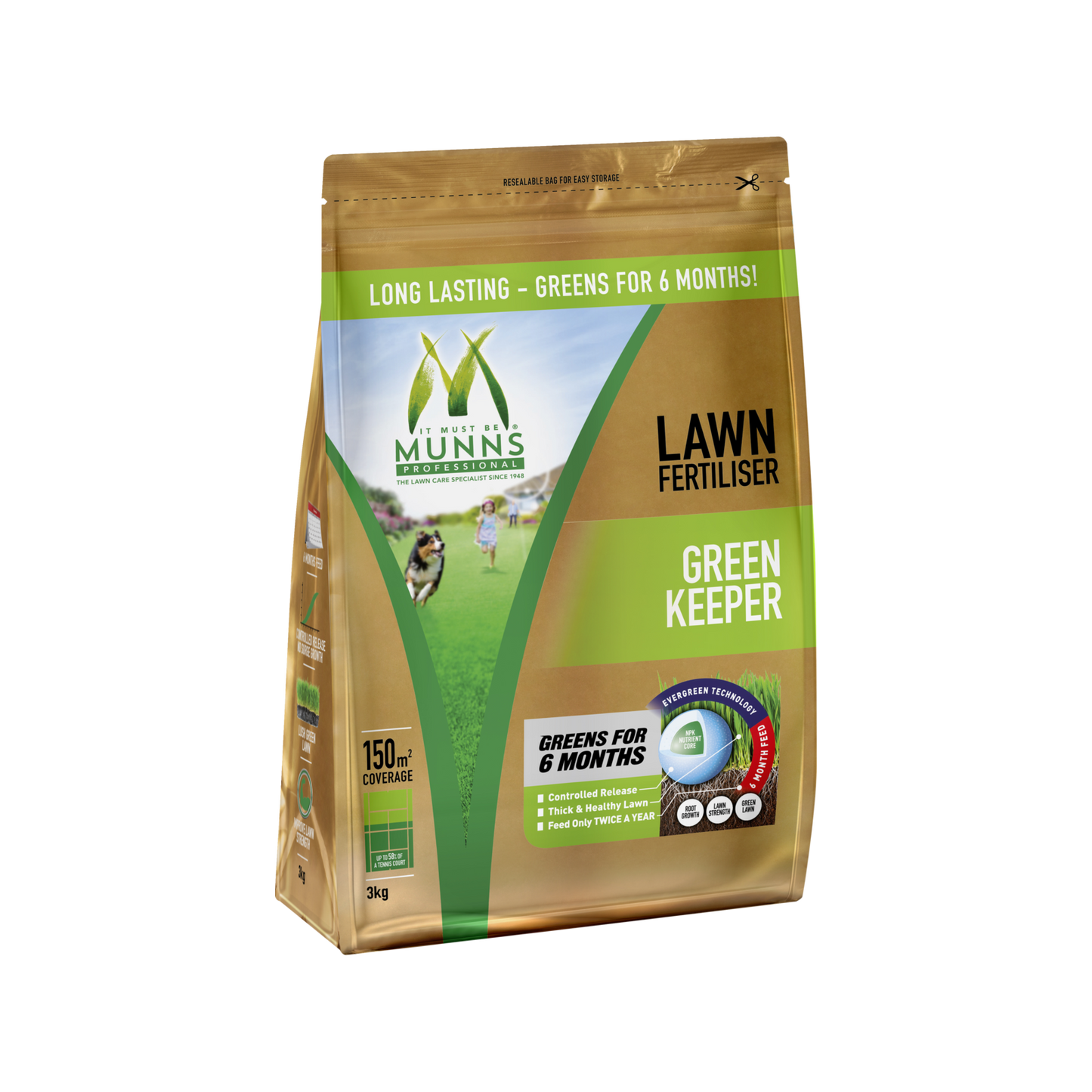 Munns Professional Lawn Fertiliser - 3kg