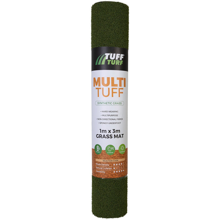 Tuff Turf Synthetic Turf Multi Mat - 1 x 3m - 10mm