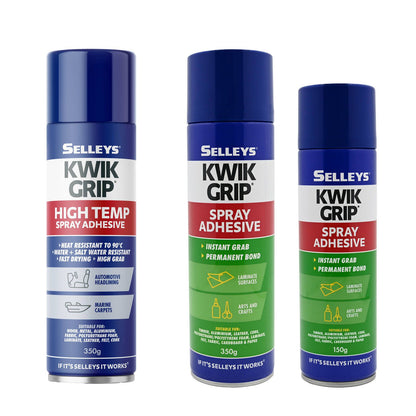 Selleys Kwik Grip Contact Adhesive Spray - 150g
