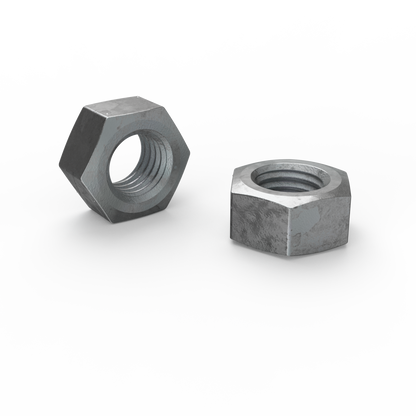 Zenith Hot Dip Galvanised Hex Nuts - M10 - 50 Pack