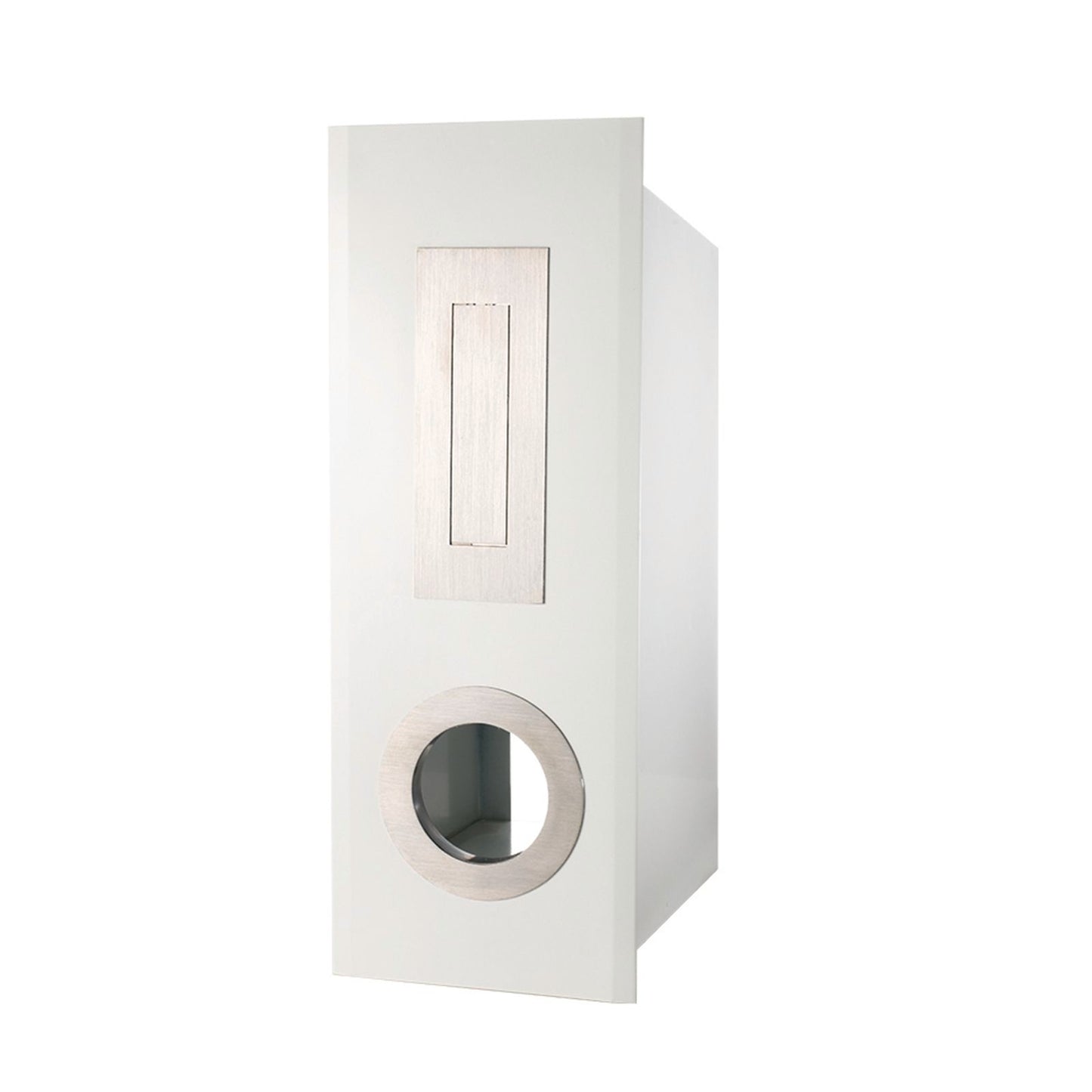 Sandelford Highlander Fence Mount Letterbox - White