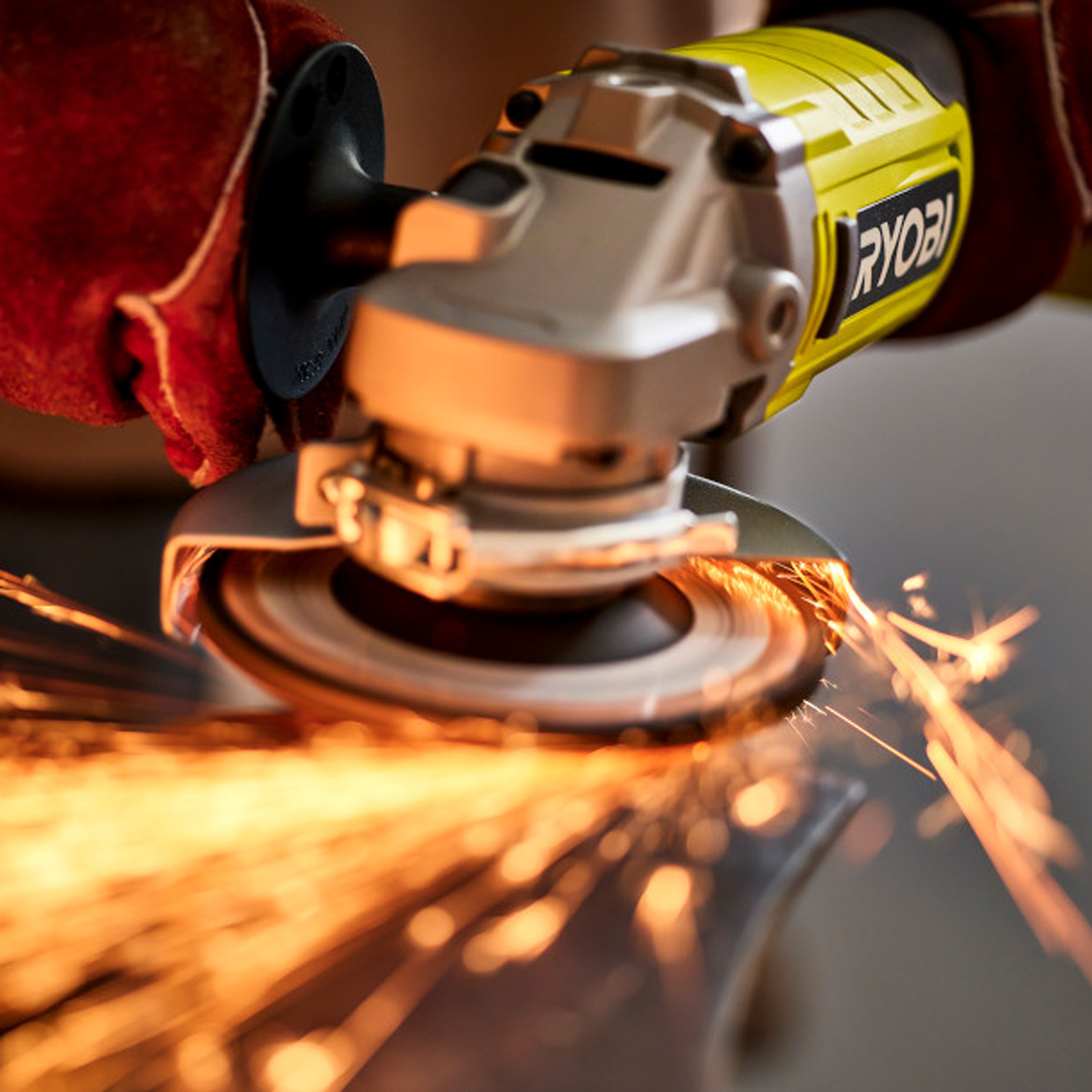 Ryobi Angle Grinder - 18V One - 115mm - Tool Only